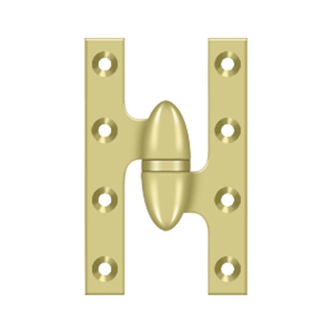 Deltana - 5'' x 3-1/4'' Hinge - Polished Brass