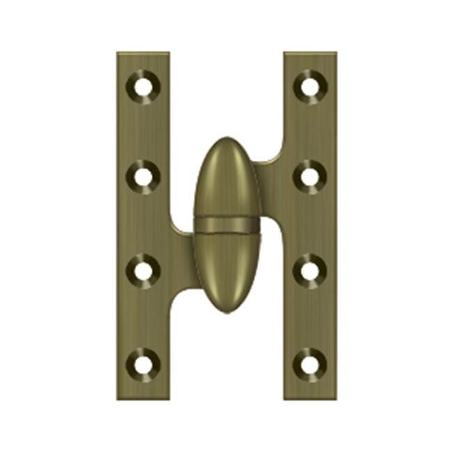 Deltana - 5'' x 3-1/4'' Hinge - Antique Brass
