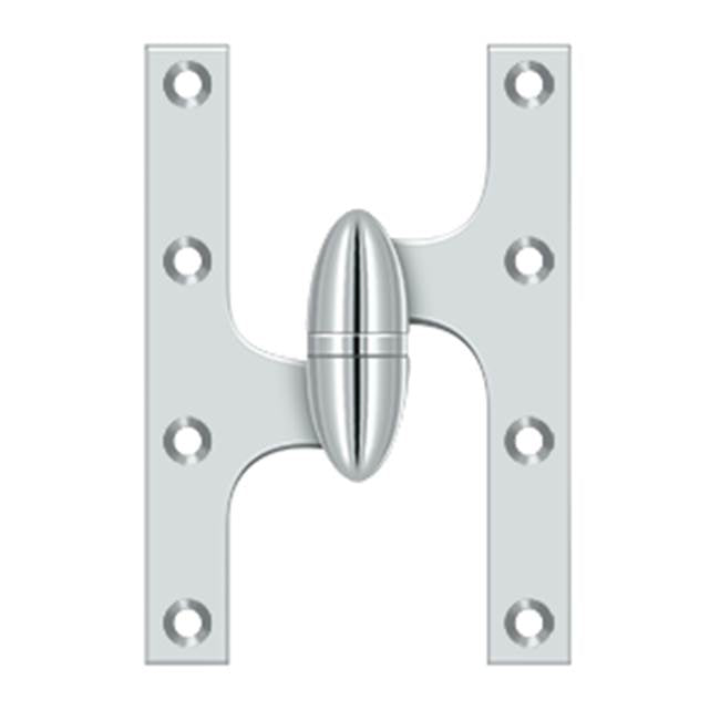 Deltana - 6'' x 4'' Hinge - Polished Chrome