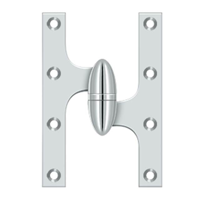 Deltana - 6'' x 4'' Hinge - Polished Chrome