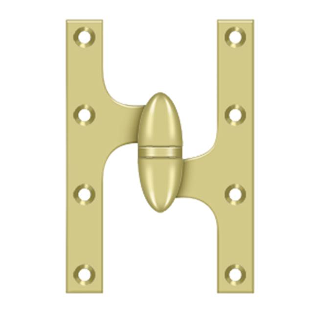 Deltana - 6'' x 4'' Hinge - Polished Brass