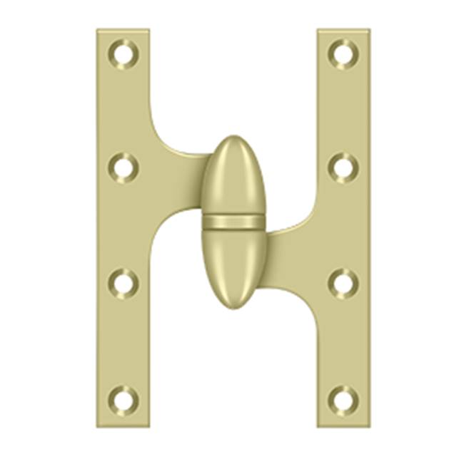 Deltana - 6'' x 4'' Hinge - Unlacquered Brass