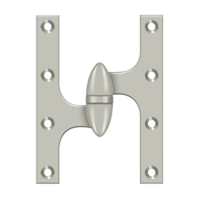 Deltana - 6'' x 4-1/2'' Hinge - Brushed Nickel