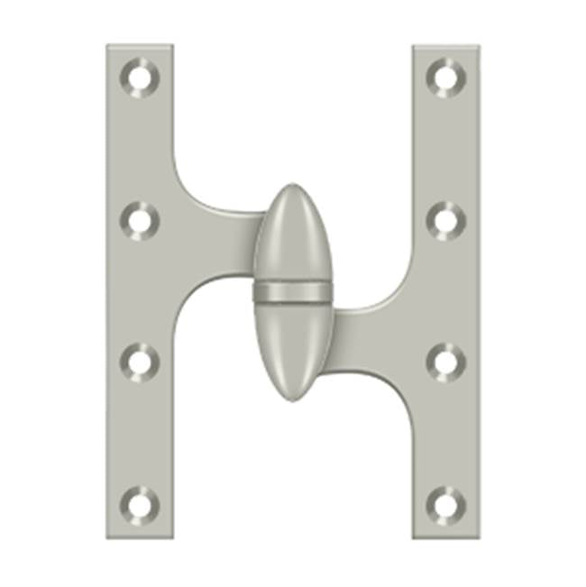 Deltana - 6'' x 4-1/2'' Hinge - Brushed Nickel