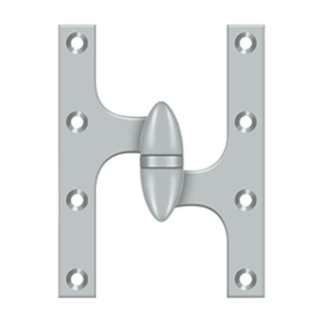 Deltana - 6'' x 4-1/2'' Hinge - Brushed Chrome
