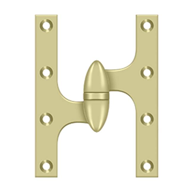 Deltana - 6'' x 4-1/2'' Hinge - Unlacquered Brass