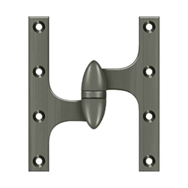 Deltana - 6'' x 5'' Hinge - Antique Nickel