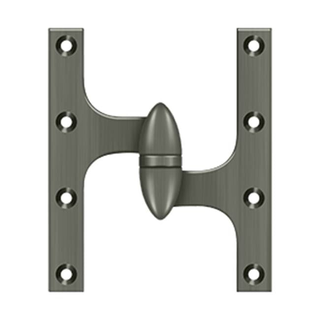 Deltana - 6'' x 5'' Hinge - Antique Nickel