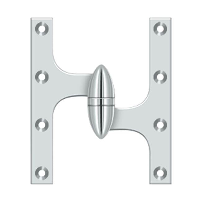 Deltana - 6'' x 5'' Hinge - Polished Chrome
