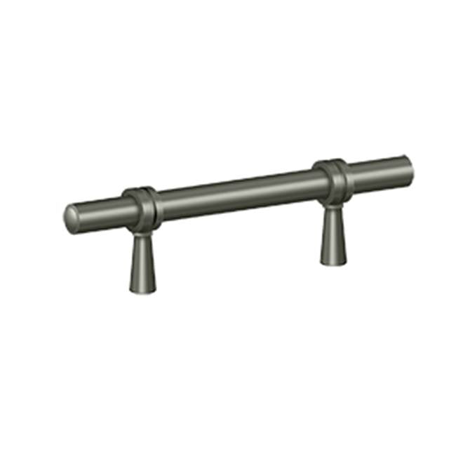 Deltana - Adjustable Pull 4-3/4'' - Antique Nickel