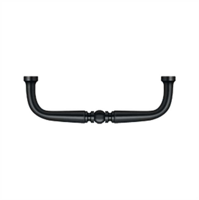 Deltana - Wire Pull, Traditional, 3-1/2'' - Paint Black