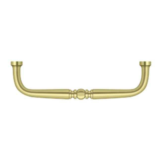 Deltana - Wire Pull, Traditional, 4'' - Polished Brass