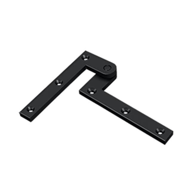 Deltana - 4-3/8'' x 5/8'' x 1-7/8'' Hinge - Paint Black