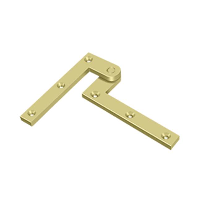 Deltana - 4-3/8'' x 5/8'' x 1-7/8'' Hinge - Polished Brass