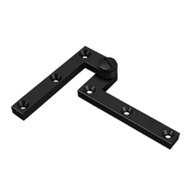 Deltana - 4-3/8'' x 5/8'' x 1-7/8'' Hinge - Paint Black