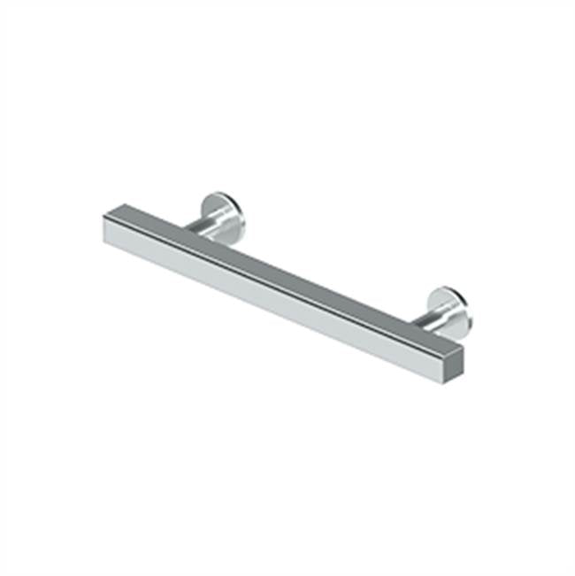 Deltana - Contemporary Cabinet Pull 4'', Pommel, Solid Brass - Polished Chrome