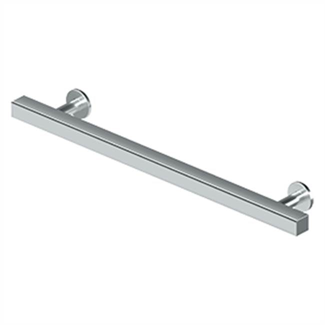 Deltana - Contemporary Cabinet Pull, 7'', Pommel, Solid Brass - Polished Chrome