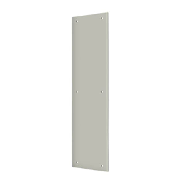 Deltana - Push Plate 3-1/2'' x 15'' - Brushed Nickel