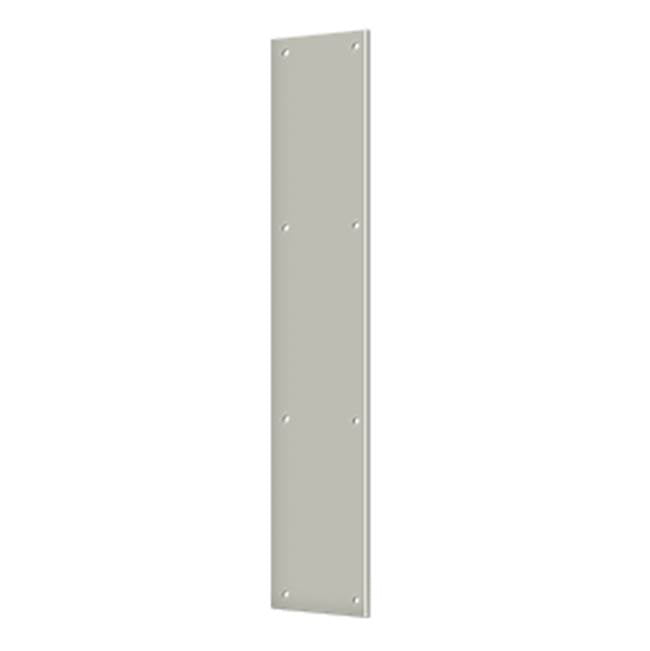 Deltana - Push Plate 3-1/2'' x 20'' - Brushed Nickel
