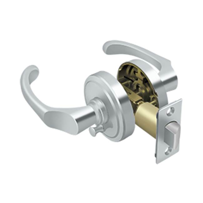 Deltana - Chapelton Lever Privacy, Right Hand - Polished Chrome