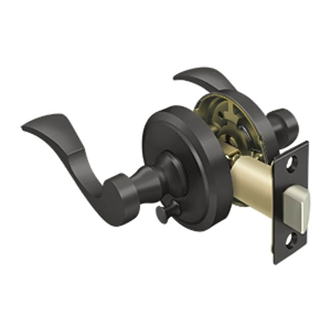 Deltana - Lacovia Lever Privacy, Right Hand - Oil-rubbed Bronze