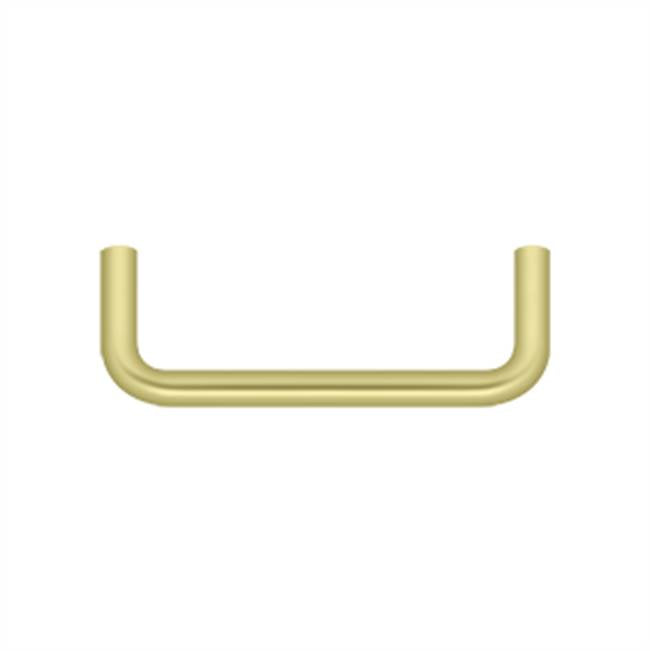 Deltana - Wire Pull, 3-1/2'' - Polished Brass