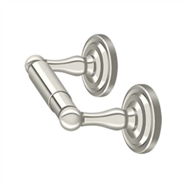 Deltana - Toilet Paper Holder, Double Post, R-Series - Polished Nickel