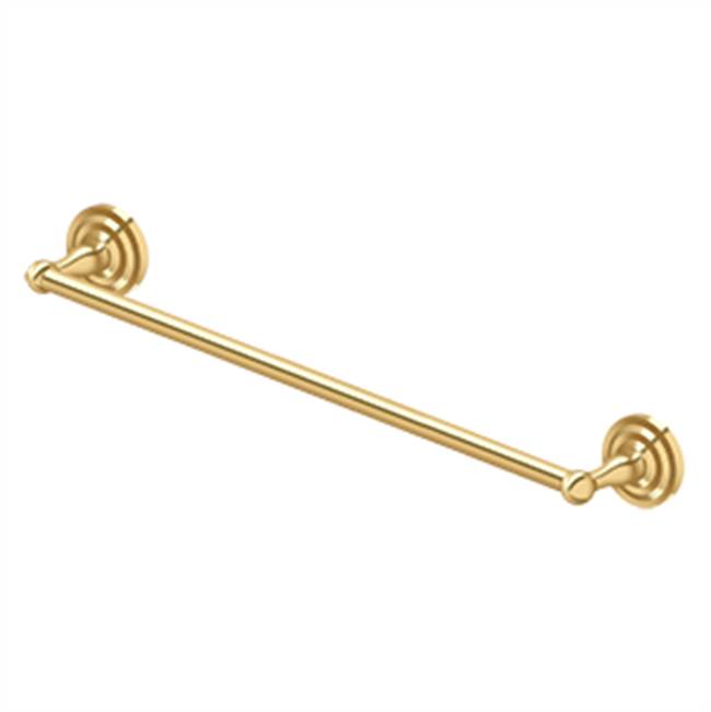Deltana - 24'' Towel Bar, R-Series - PVD Polished Brass