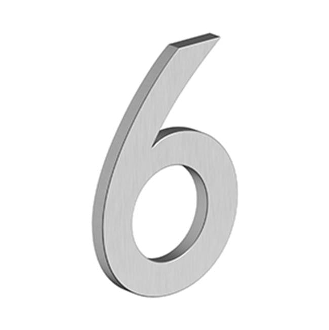 Deltana - 4'' NUMBER 6, B SERIES WITH RISERS, STAINLESS STEEL - Brushed Stainless