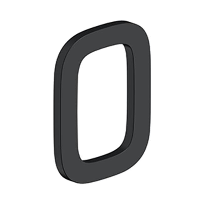 Deltana - 4'' Number 0, E Series with Risers, Stainless Steel - Paint Black