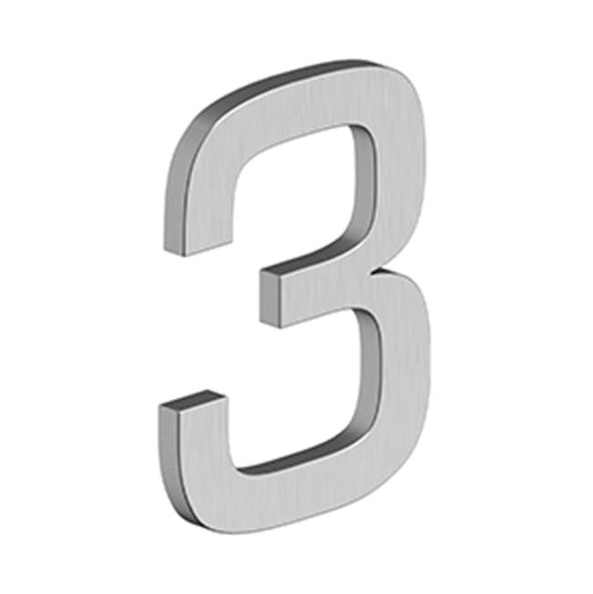 Deltana - 4'' NUMBER 3, E SERIES WITH RISERS, STAINLESS STEEL - Brushed Stainless