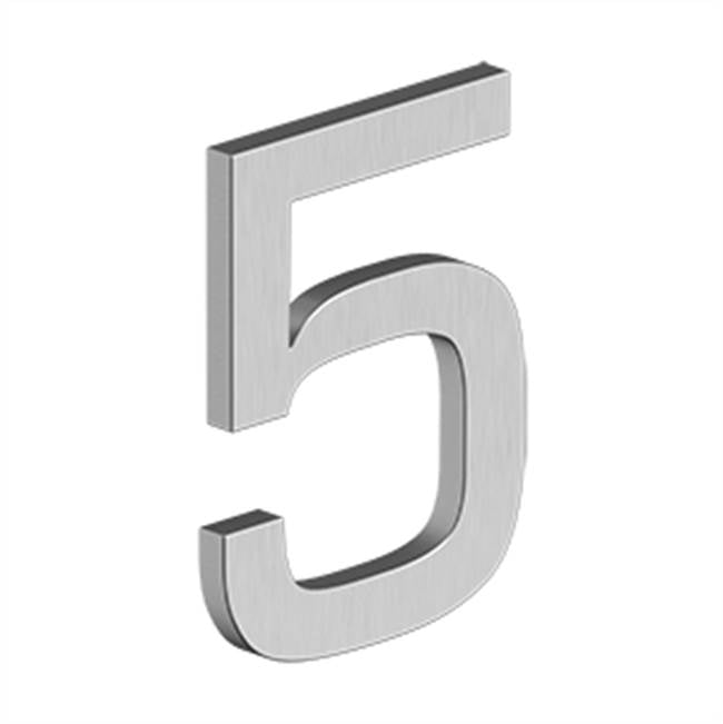 Deltana - 4'' NUMBER 5, E SERIES WITH RISERS, STAINLESS STEEL - Brushed Stainless