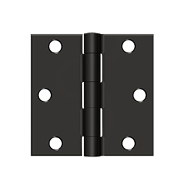 Deltana - 3'' x 3'' Square Hinge - Oil-rubbed Bronze