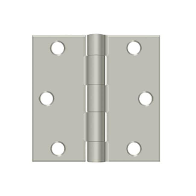 Deltana - 3'' x 3'' Square Hinge - Brushed Nickel