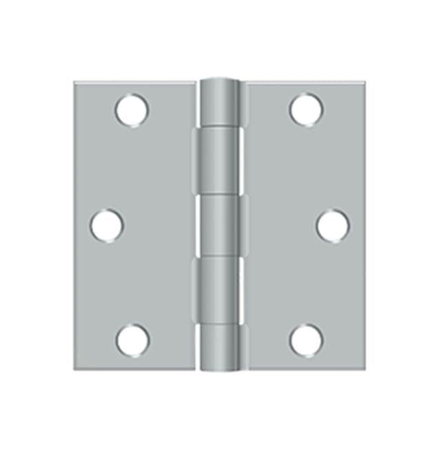 Deltana - 3'' x 3'' Square Hinge - Brushed Chrome