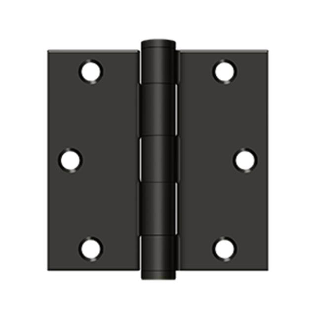 Deltana - 3-1/2'' x 3-1/2'' Square Hinge, HD - Oil-rubbed Bronze