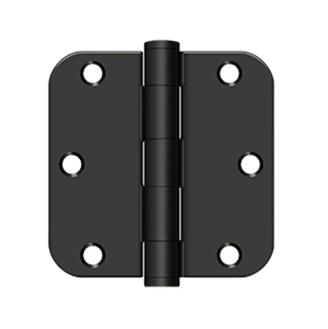 Deltana - 3-1/2'' x 3-1/2'' x 5/8'' Radius Hinge, HD - Oil-rubbed Bronze