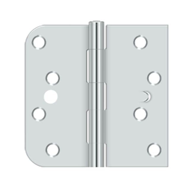 Deltana - 4'' x 4'' x 5/8'' x SQ Hinge - Polished Chrome
