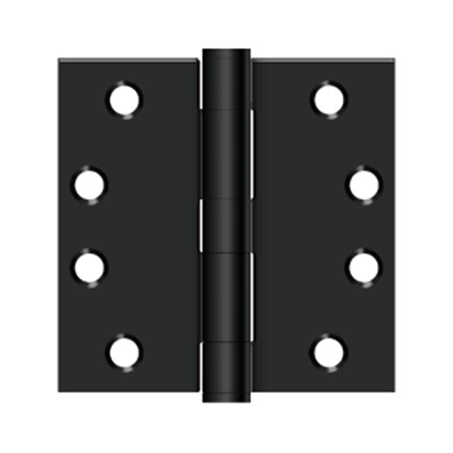 Deltana - 4'' x 4'' Square Hinge, HD - Paint Black