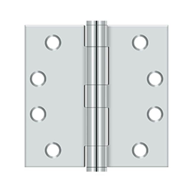 Deltana - 4'' x 4'' Square Hinge, HD - Polished Chrome