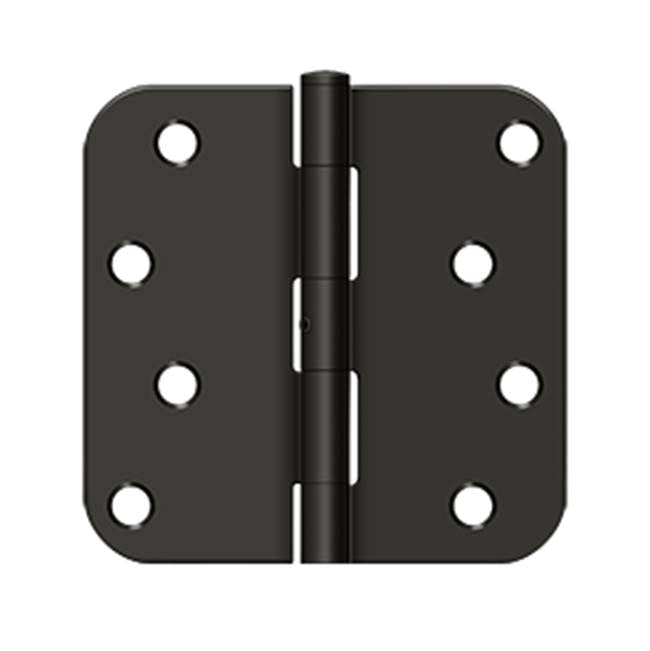 Deltana - 4''x 4''x 5/8'' Radius Hinge - Oil-rubbed Bronze