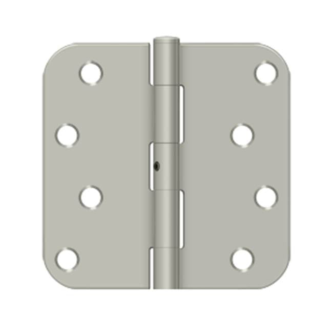 Deltana - 4''x 4''x 5/8'' Radius Hinge - Brushed Nickel