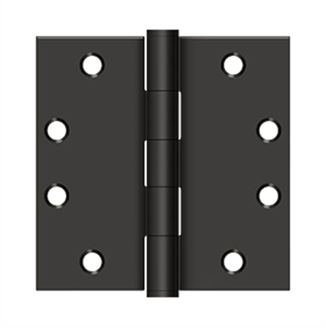 Deltana - 4-1/2'' x 4-1/2'' Square Hinges, HD - Oil-rubbed Bronze