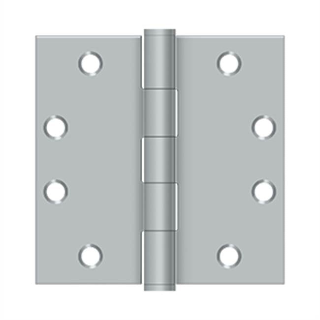 Deltana - 4-1/2'' x 4-1/2'' Square Hinges, HD - Brushed Chrome