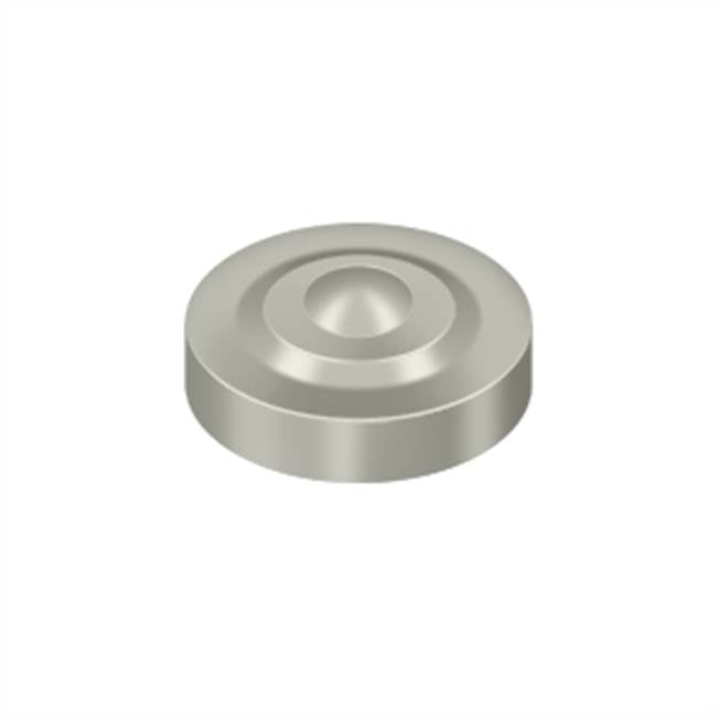 Deltana - Screw Cover, Round, Dimple, 1'' Diam - Brushed Nickel