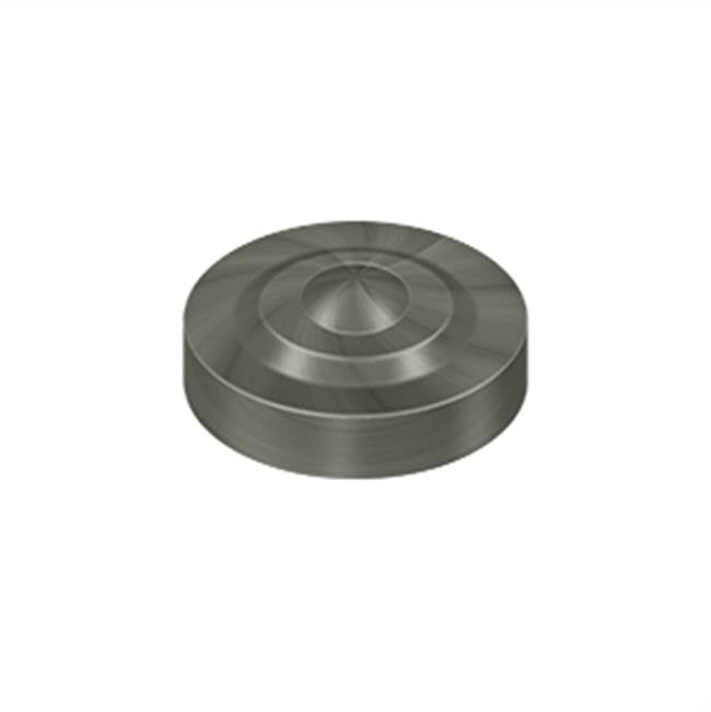 Deltana - Screw Cover, Round, Dimple, 1'' Diam - Antique Nickel