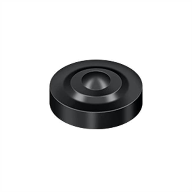 Deltana - Screw Cover, Round, Dimple, 1'' Diam - Paint Black