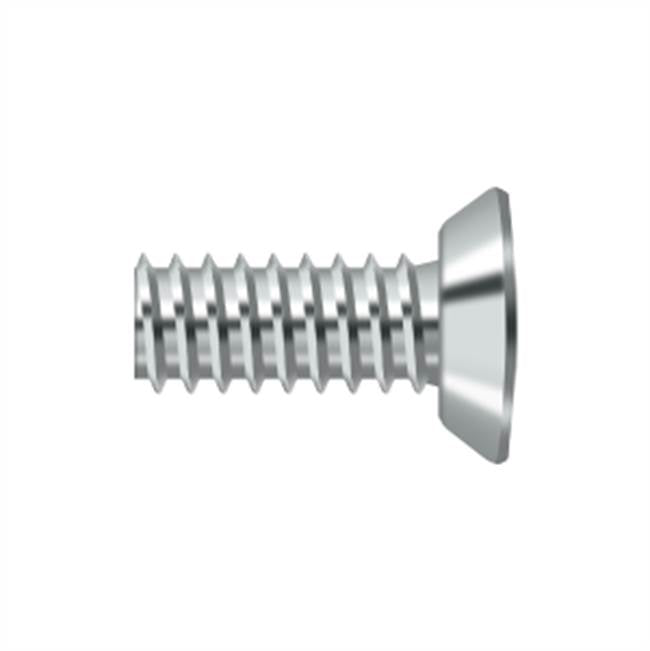 Deltana - Machine Screw, Steel, No.10 x 1/2'' - Polished Chrome