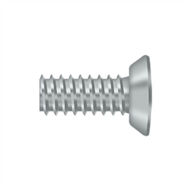 Deltana - Machine Screw, Steel, No.10 x 1/2'' - Brushed Chrome