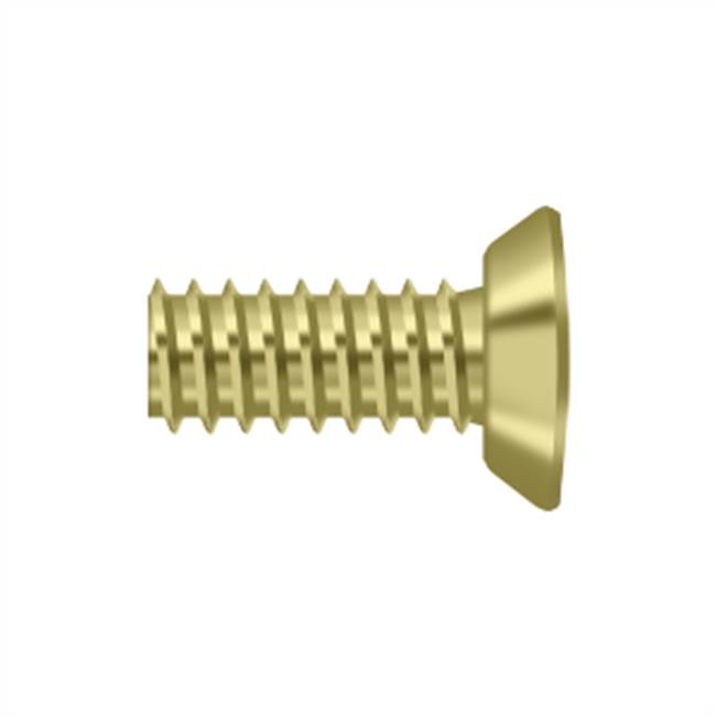 Deltana - Machine Screw, Steel, No.10 x 1/2'' - Polished Brass